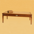 REH Kennedy Deco Glass top coffee table 4761